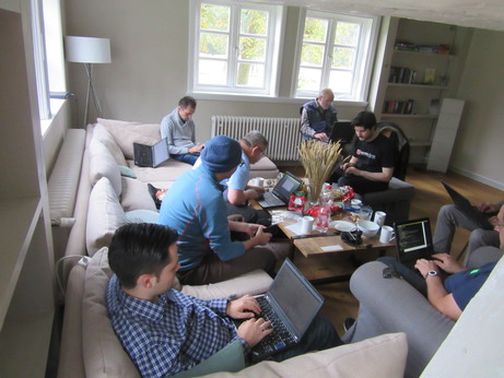 Hackers hacking.