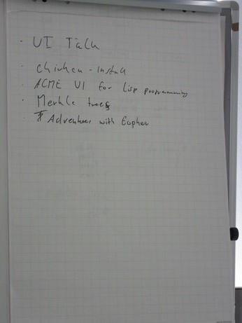 The formal program.